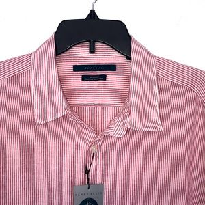 Perry Ellis untucked Men’s linen shirt.  XL